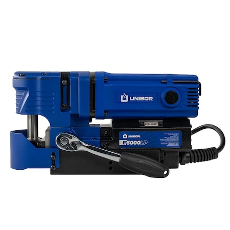 Unibor 2in. x 2in. Low Profile Magnetic Drill, DrillSmart Equipped, 120V E5000 LOW PROFILE