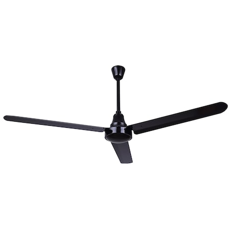 Canarm Industrial DC Fan, CP60DW10N, 60inch Fan, 5 ft Blade Dia, 3 Blades, 5 Speeds, 120V AC CP60DW10N