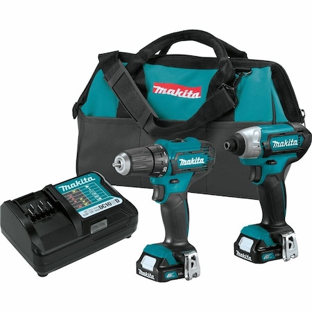 Makita 12V max CXT 2-Pc. Combo Kit (1.5Ah) CT232