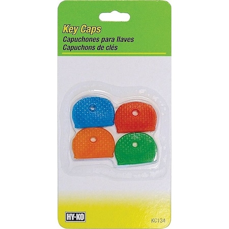 Hy-Ko Key Cap Set, Vinyl, Blue/Dark Green/Light Yellow/Red KC134