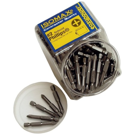Eazypower EAZYPOWER 003385 Insert Bit, No 2 Drive, Phillips Drive, 1/4 in Hex Shank, Chrome Vanadium Steel 3385