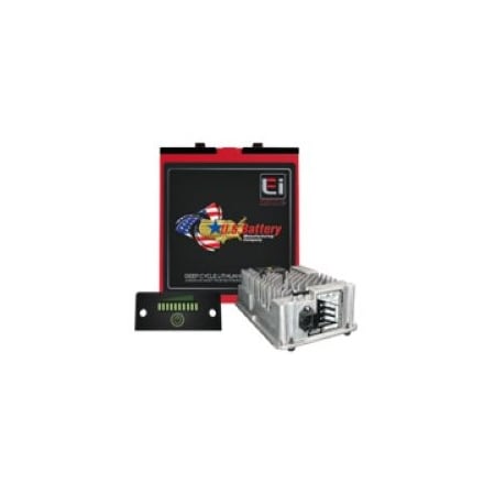 Us Battery 650 W Charger and 24V 67Ah Lithium-Ion Battery, LFP 803452