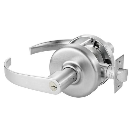 Corbin Russwin Grade 2 Entrance or Office Cylindrical Lock, Princeton Lever, Conventional Cylinder, Satin Chrome F CL3851 PZD 626