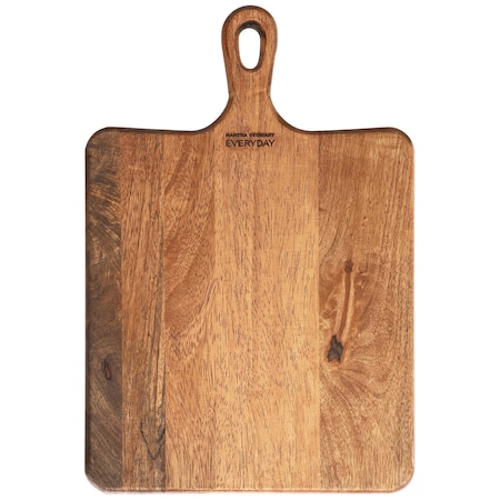 Everyday By Martha Stewart Westhaven 14 Inch x  9.5 Inch Square Acacia Wood Paddle Serving Board 143813.01