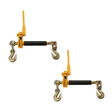 Mytee Products 3/8-1/2 Peerless QuikBinder Tow Chain Ratchet Binder H5125-0858, 2PK CB-PQB-38x2