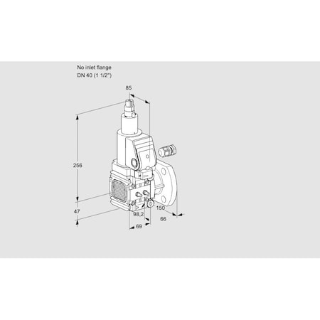 Honeywell Kromschroder VAS2-/40F/LWSR KS88011724