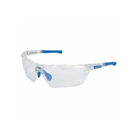 Mcr Safety Dominator DM3 Safety Glasses, Polycarbonate I/O Mirror Lens, Duramass, Clear, 12PK 135-DM1329