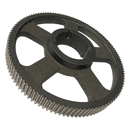 Zoro Select TimingBeltPulley, CastIron, W13/4in 80-8MX21-2517
