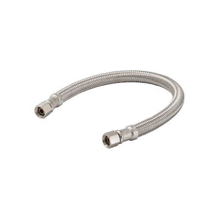 Proline Series Ice Maker Connector, 12 Ss 1/4 Od x 1/4 Od PK30 496-915