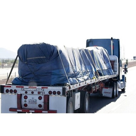 Tarps Now Tarp, 20 ft x 27 ft, 20 Mil, Black, Vinyl LTH20276-BLK