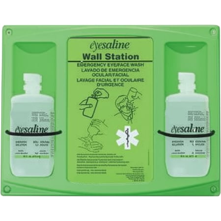 Fendall 16 oz Double Bottle Eyewash Wall Station, 4PK 32-000465-0000