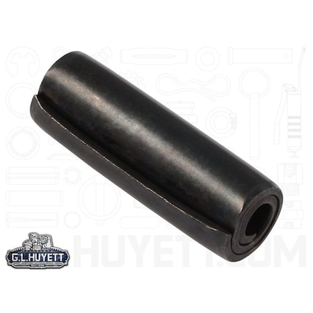 Huyett Coiled Spring Pin, Heavy Duty, High Carbon Steel, 0.500 in Dia x 1.500 in Length SPC-500-1500H