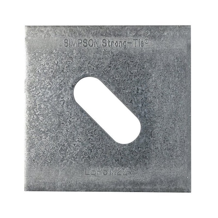 Simpson Strong-Tie LBPS 1/2 Bearing Plate, Steel, Galvanized LBPS1/2