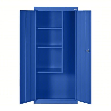 Sandusky Shelf Cabinet, 66 in H, 30 in W, 18 in D, Swing, Cam lock, 3 Shelves VFC1301866-06