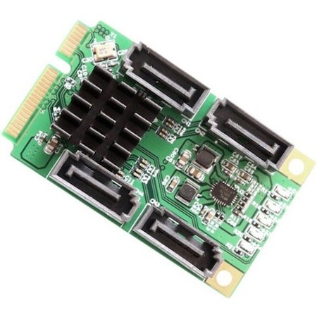 Syba 4 Port SATA III Mini PCI-E Controller Card SI-MPE40125