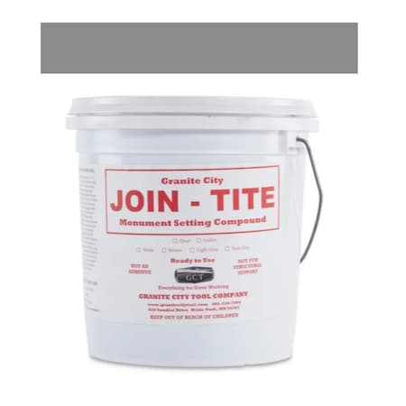 Join-Tite Monument Setting Compound - Dark Grey Gallon. For Creating a Seal Between Headstone or Monuments an MSC-DGg