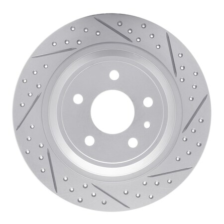 Dynamic Friction Co DFC Geoperformance Rotor - Drilled and Slotted 830-54068R
