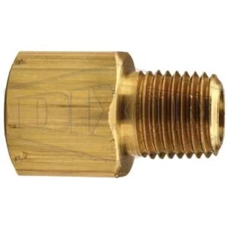 Dixon Reducer Adapter, 1/8 x 3/8 in Nominal, MNPT x FNPT End Style, Brass 3750602C