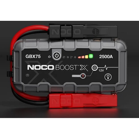 Noco Car Battery Jump Starter, 2500A Portable 12V Lithium, 8.5L Gas/6.5L Diesel, GBX75 806258