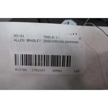 Allen Bradley POWERFLEX 755TR AC VFD DRIVE 480V-AC 250HP 20GE6ND248LNANNNNN