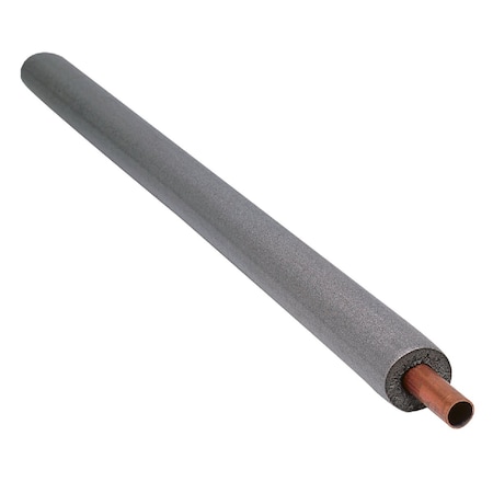 Tundra 1/2'' Wall Semi-Slit Poly Pipe Insulation Wrap 1/2''x6 ' Fits Pipe Size 1/2'' Copper/3/8'' Iron PR12058UWTU0