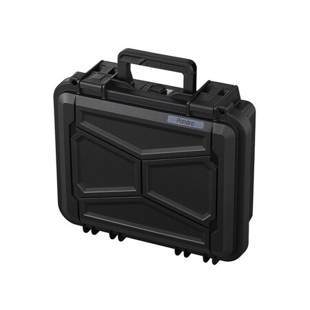 Panaro 11.4x8.6x4.1 in black 100% recycled plastic, IP65 certified ruggedized empty case EKO30