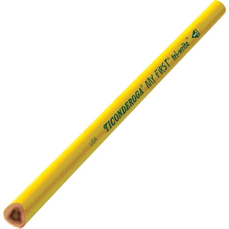 Ticonderoga My First Tri-Write Primary Size No. 2 Pencils without Eraser, PK36 13084