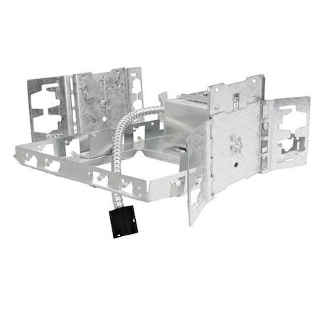 Elco Lighting Birch 4in Square New Construction Plaster Frame No Battery Backup ELB44SQEH