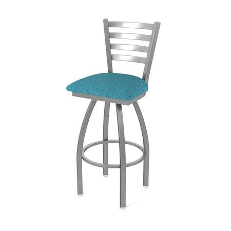 Holland Bar Stool Co 410 Jackie Stainless Steel 36in Swivel Bar Stool with Graph Tidal Seat 41036SS022