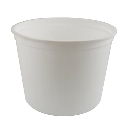 Generic Bucket Round White 240cs, 240PK BKT-RND-WHT