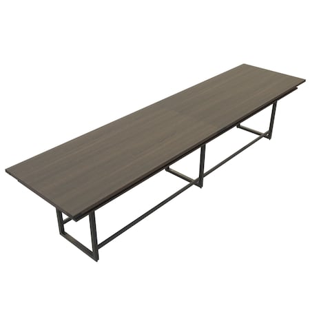 Mirella Conference Table, Steel Frame, Black MRH16STO