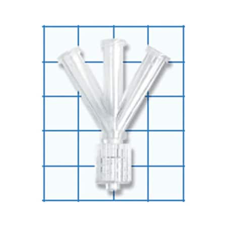 Jorgensen Laboratories Non-Sterile"W", Fluid Connector Male Spin Luer Lock w3 Female Luer Locks J1105BB