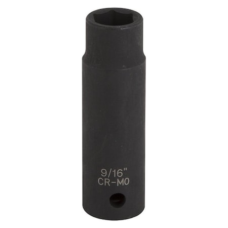 Vulcan Deep Impact Socket, 9/16 in Socket, Black Phosphate, MT6580173 MT6580173