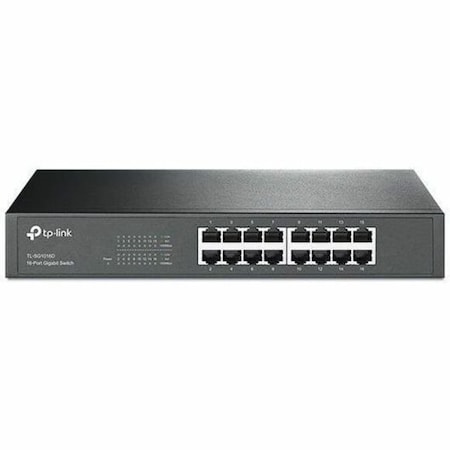 Tp-Link TL-SG1016D 10/100/1000Mbps 16-Port Gigabit 13-inch Rackmountable Switch, 32Gbps Capacity TL-SG1016D
