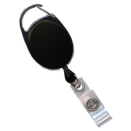Brady BADGE REEL, PREMIER BLACK BDG REEL CLR STRAP 2120-7021