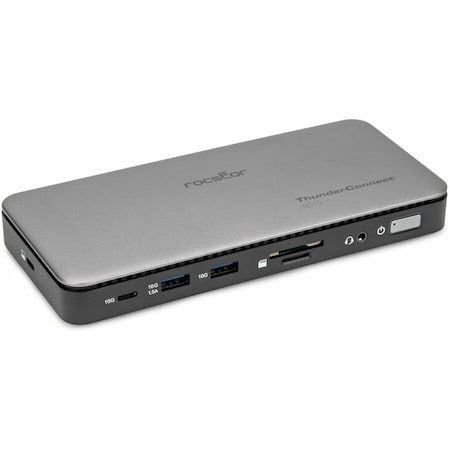 Rocstor PREMIUM RD15 USB-C TRIPPLE DISPLAY DOCK- 2X HDMI 4K, 1X DISPLAYPORT 4K - 1X USB- Y10P027-S1