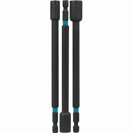 Makita ImpactX 3 Pc. 6 in Magnetic Nut Driver Set A-97695
