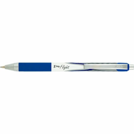 Zebra Pen Z-Grip Flight Ballpoint Retractable Pen 1.2mm, Blue, 24PK 21920