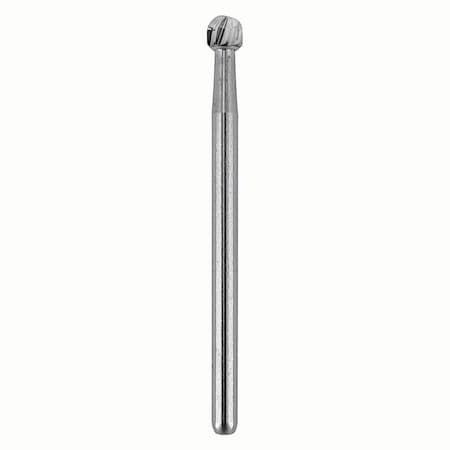 Jorgensen Laboratories Dental Bur, Round, Friction Grip, 0.023 Sx L J0452K9