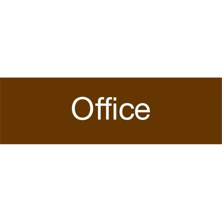 Nmc Office Engraved Sign, EN16BN EN16BN