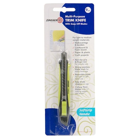 Zinsser 9mm Multi-Purpose Snap-Off Knife 98021