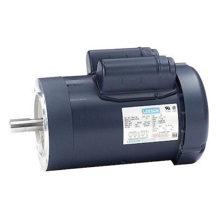Leeson Capacitor-Start/Run General Purpose Motor, 1 1/2 hp HP, 145TC Frame, 115/208-230V AC Voltage 120017.00