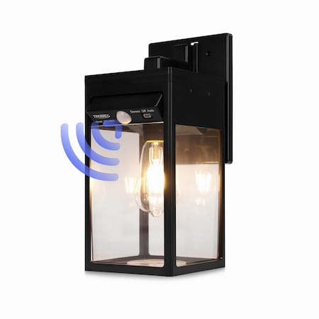 Techko Solar Edison Bulb Wall Light Sconce with Motion Sensor STL-2501-1