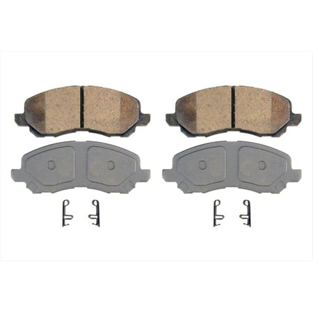 Wagner Brake QC866 CeRAMic Front Brake Pads, 2013 Mitsubishi Lancer W66-QC866