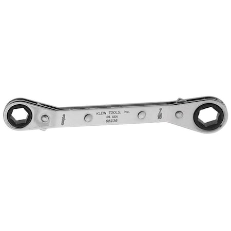 Klein Tools Reversible Ratcheting Box Wrench 3/8 x 7/16-Inch 68236