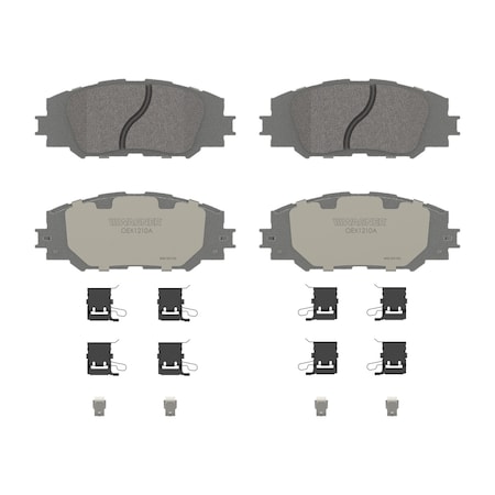 Wagner Brake OEX Front Disc Brake Pad Set Premium Ceramic,  OEX1210A