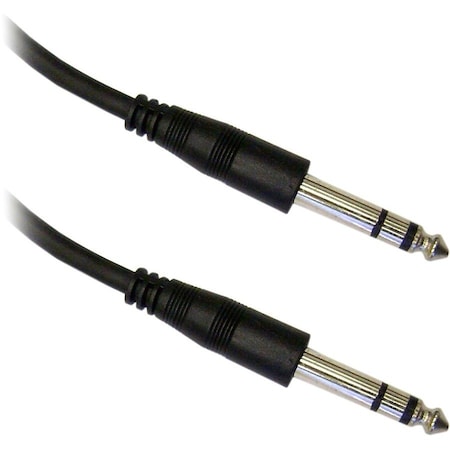 Cable Wholesale CableWholesale 10A1-62150 0.25 inch Stereo Audio Patch Cable 0.25 Male 50 foot 10A1-62150