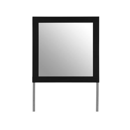 Global Furniture Usa Contemporary Emma Black/Grey Mirror EMMA-BLACK/GREY-MR