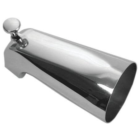 Danco Tub Spout with Front Diverter, Metal, Chrome Plated, For 12 in IPS Threaded Connection 88052