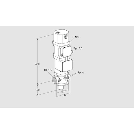 Honeywell Kromschroder VLV, MTR, GAS, VK 40R10MXA43D KS85311015